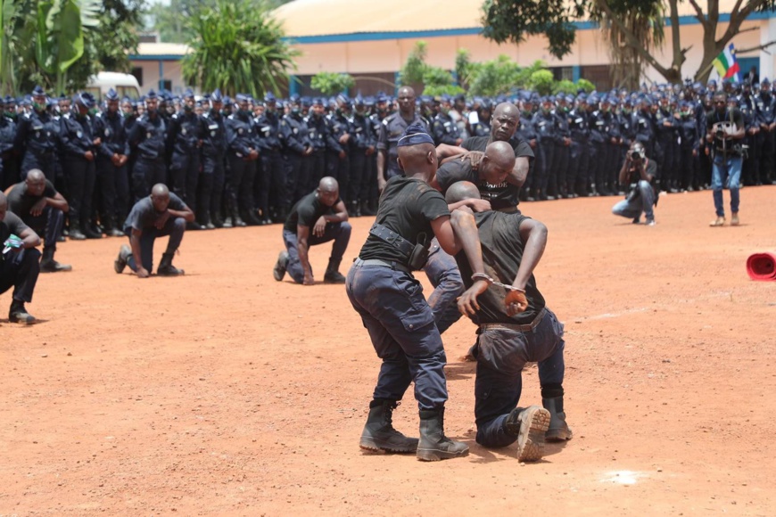 RCA : 652 nouveaux policiers renforcent les rangs des forces de sécurité