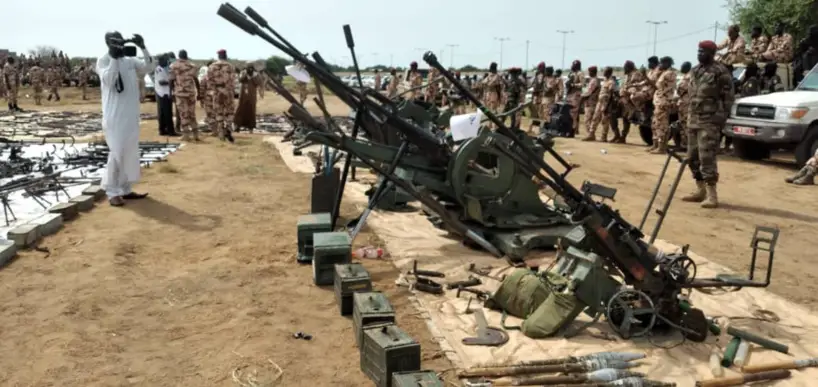 Tchad : 1309 armes de différents calibres saisies par la commission mixte