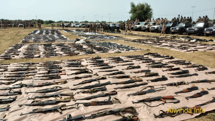 Tchad : 1309 armes de différents calibres saisies par la commission mixte