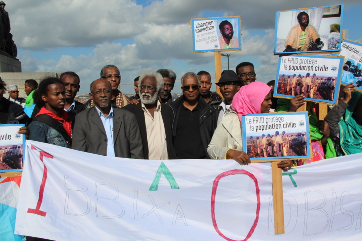 Importante manifestation unitaire des opposants au président de Djibouti à Bruxelles Importante manifestation unitaire des opposants au président de Djibouti à Bruxelles