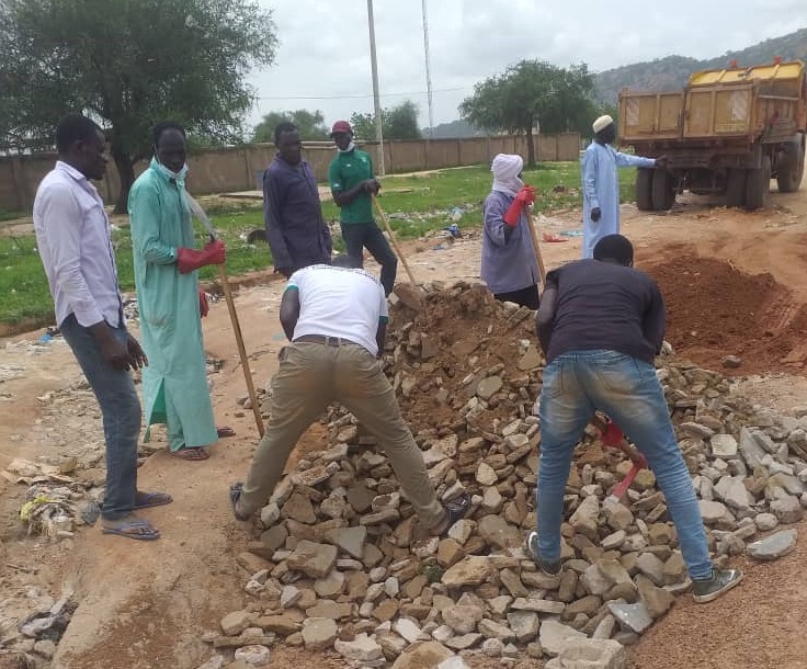 Tchad : une route aménagée à Mongo pour faciliter la circulation