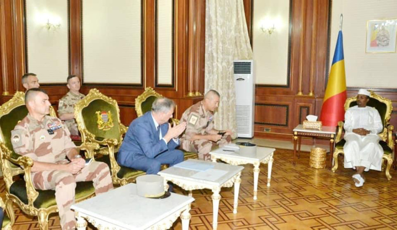 Tchad : le chef d'état major des armées françaises reçu à la Présidence