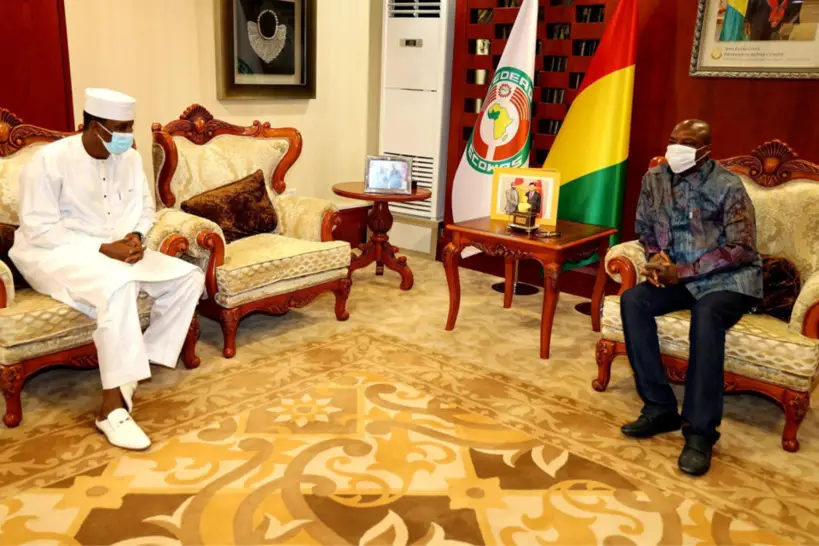Guinée : le président a reçu l'émissaire du Tchad Abdelkerim Idriss Deby