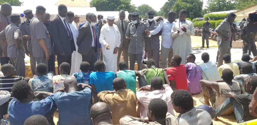 Tchad : 59 présumés malfaiteurs arrêtés par la police Tchad : 59 présumés malfaiteurs arrêtés par la police