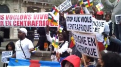 Une manifestation à Bangui. Crédit photo : lanouvellecentrafrique.info