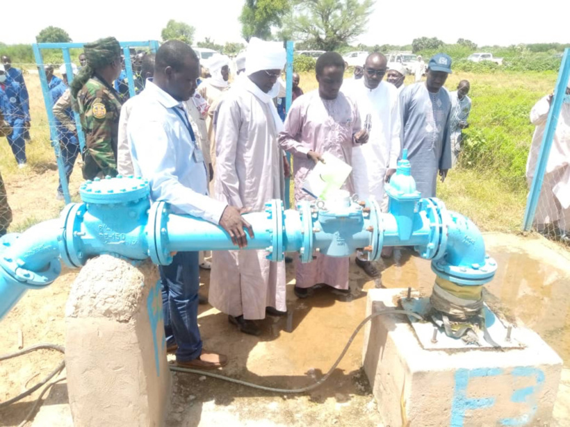 Tchad : le ministre de l'Hydraulique a inspecté la station de Biteha 1 Tchad : le ministre de l'Hydraulique a inspecté la station de Biteha 1
