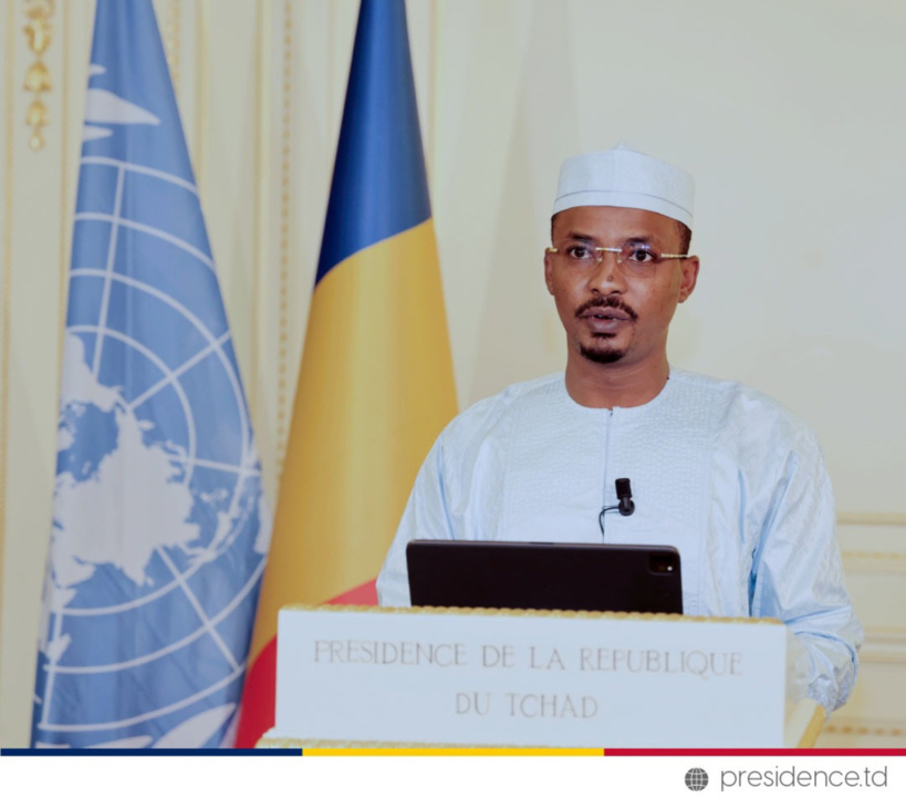 Assemblée générale de l'ONU : la déclaration du président du CMT, Mahamat Idriss Deby Assemblée générale de l'ONU : la déclaration du président du CMT, Mahamat Idriss Deby