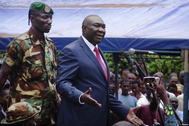 Le président Djotodia. Crédit photo : La voix de l'Amérique