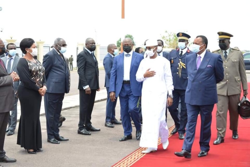 Arrivée de Mahamat Idriss Deby Itno à Brazzaville Arrivée de Mahamat Idriss Deby Itno à Brazzaville