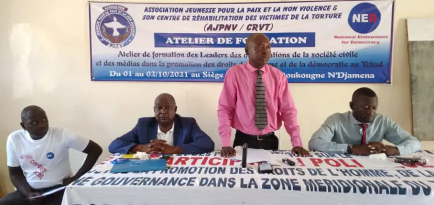 Tchad : l'AJPNV forme sur la promotion de la démocratie et des droits de l’Homme
