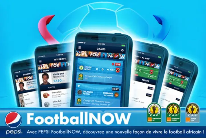 Découvrez l’Application «Pepsi FootballNOW » - Le jeu gratuit de prédiction LIVE disponible sur Android et iOS