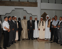 Une délégation du Congrès libyen à N'Djamena. Crédit photo : Présidencetchad Une délégation du Congrès libyen à N'Djamena. Crédit photo : Présidencetchad
