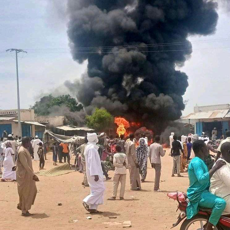 Tchad : un incendie au marché de Goz Beida Tchad : un incendie au marché de Goz Beida
