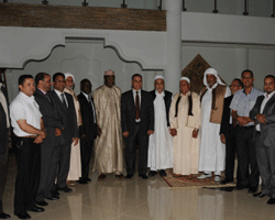Une délégation du Congrès libyen à N'Djamena. Crédit photo : Présidencetchad