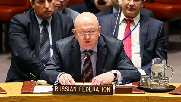 Vassili Nebenzia, représentant permanent de la Russie auprès de l'ONU. © Sputnik . Nancy Sissel Vassili Nebenzia, représentant permanent de la Russie auprès de l'ONU. © Sputnik . Nancy Sissel