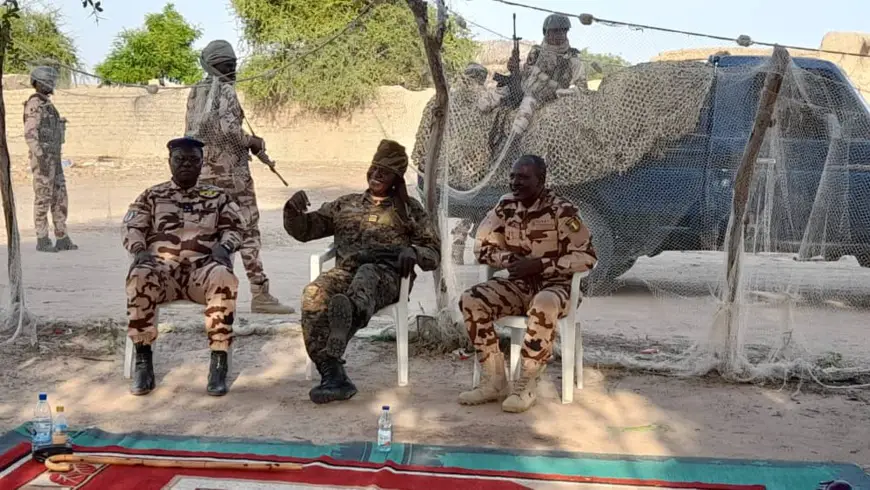 Tchad : le directeur général de la Gendarmerie en visite au Batha