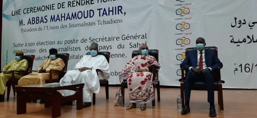 Tchad : la CONABIT honore Mahmoud Abbas, élu SG de l'Union des journalistes du Sahel