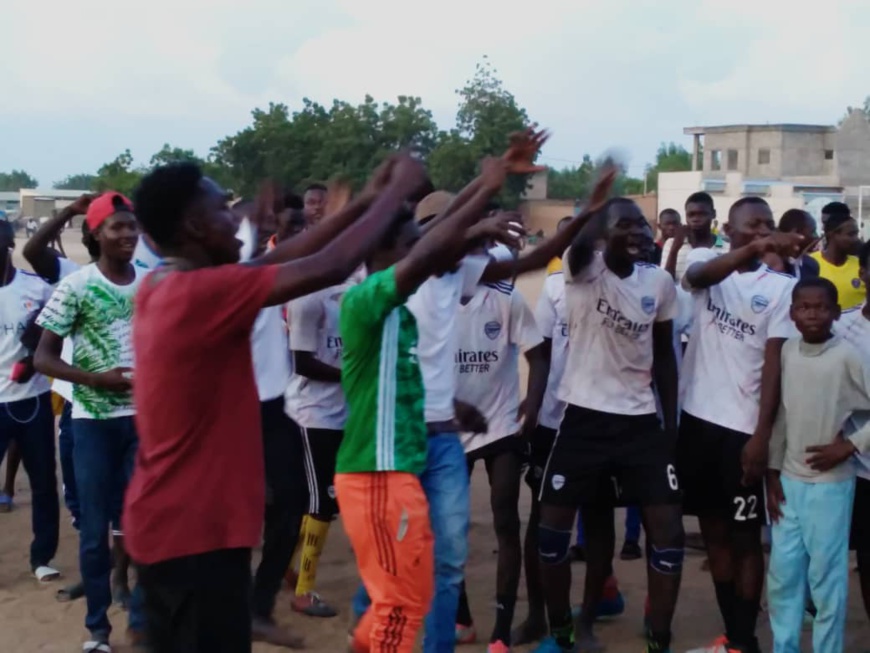 Tchad : un heureux vainqueur au tournoi de brassage de football à N'Djamena. © Guillaume Djerane/Alwihda Info