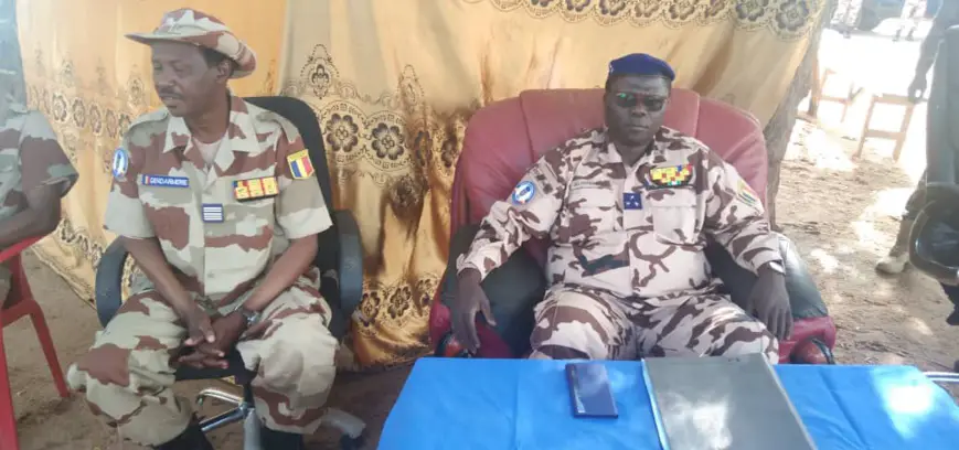 Tchad : le DG de la gendarmerie nationale en mission d'inspection au Guera