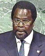 Nagoum Yamassoum à la tribune de l'ONU. Crédit : Sources Nagoum Yamassoum à la tribune de l'ONU. Crédit : Sources