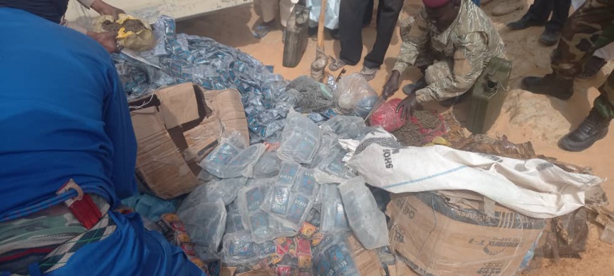 Tchad : des produits prohibés saisis par la Commission mixte de sécurité Tchad : des produits prohibés saisis par la Commission mixte de sécurité