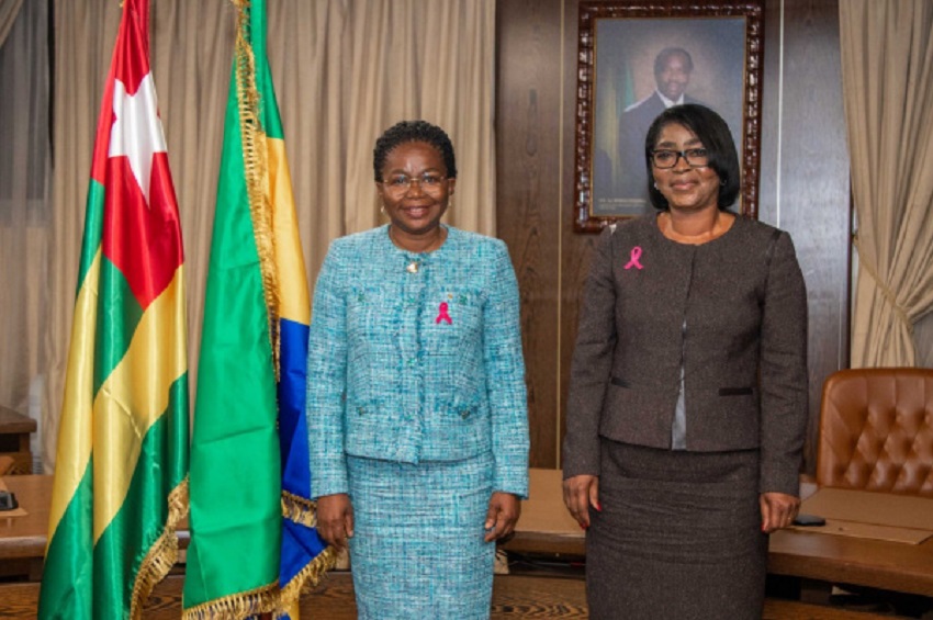 Gabon-Togo : Victoire Tomegah Dogbé en visite de travail à Libreville Gabon-Togo : Victoire Tomegah Dogbé en visite de travail à Libreville