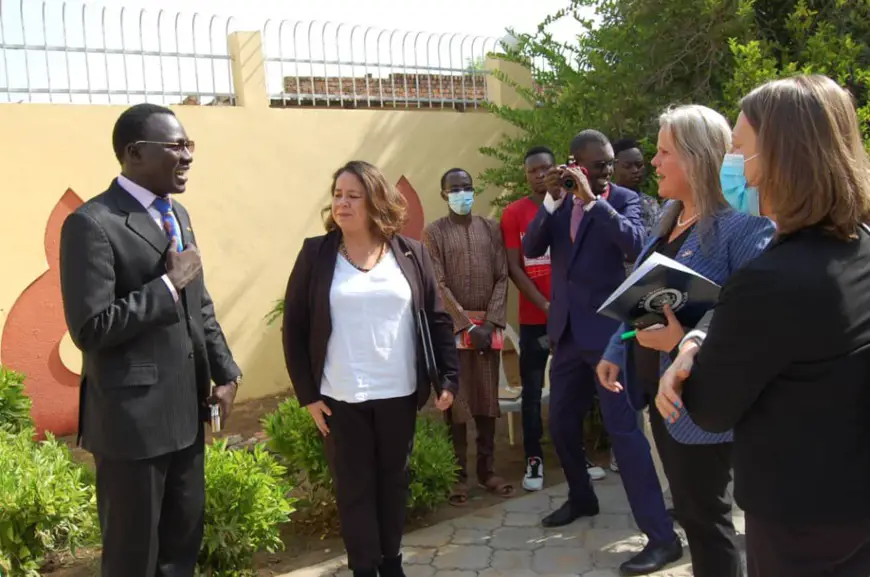 Tchad : des diplomates américains visitent le centre Hapinness