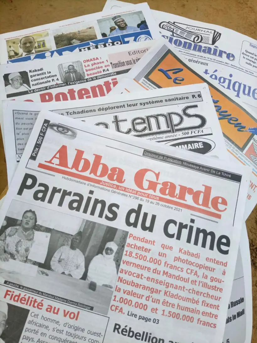 Tchad : la revue de presse du 18 au 24 octobre 2021