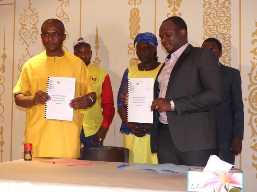 Tchad : 23 fédérations sportives signent conventions d’objectifs avec le ministère des sports. © DR Tchad : 23 fédérations sportives signent conventions d’objectifs avec le ministère des sports. © DR