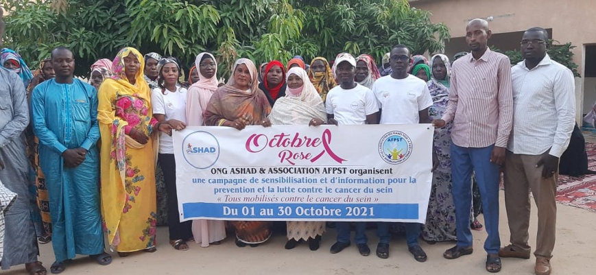 Tchad : l'ASHAD et l'AFPST sensibilisent les femmes sur les dangers du cancer du sein Tchad : l'ASHAD et l'AFPST sensibilisent les femmes sur les dangers du cancer du sein