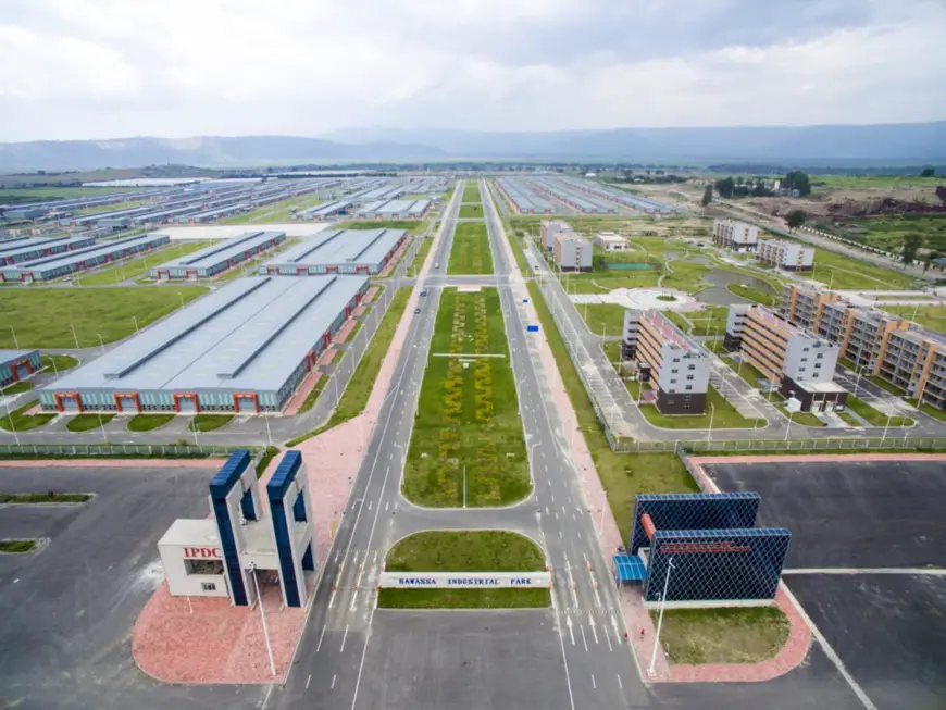 Photo shows the Hawassa Industrial Park in Ethiopia constructed by the China Civil Engineering Construction Corporation (CCECC). (Photo by the CCECC)