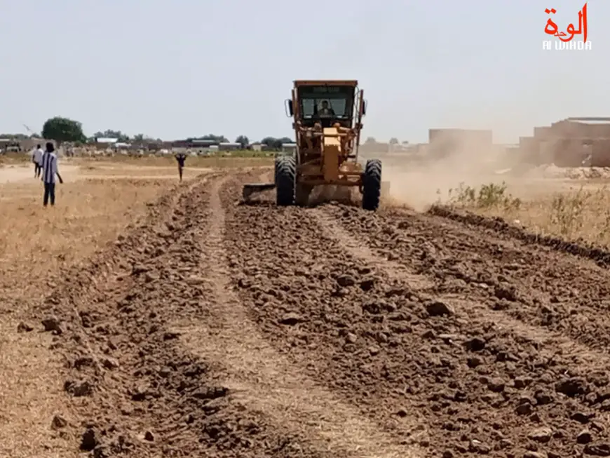 Tchad : des aménagements de pistes face à l'agrandissement de la capitale. © Tchonchimbo Ouapi Raphaël/Alwihda Info