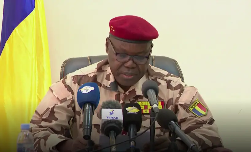 Le vice-président du Conseil militaire de transition, le général Djimadoum Tiraïna.