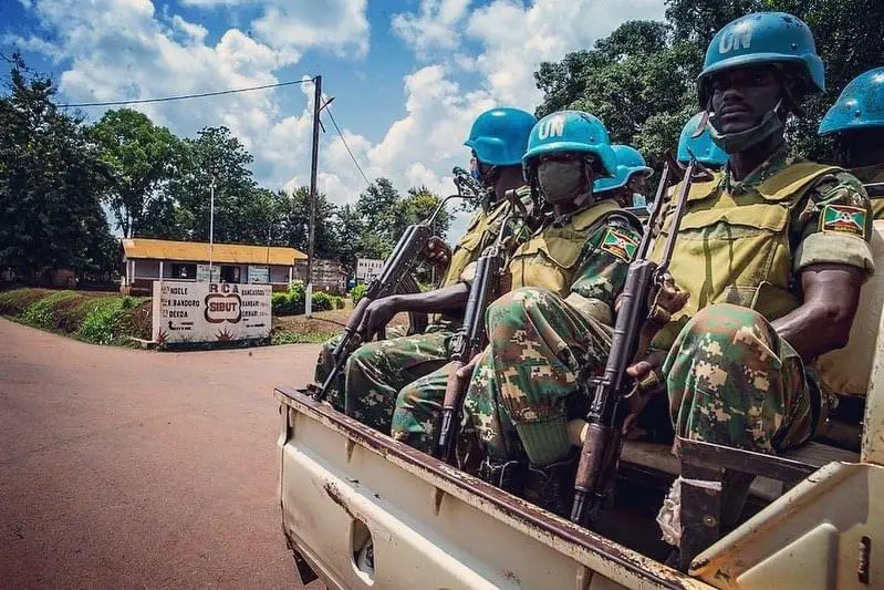 Centrafrique : les casques bleus "restent déterminés à accomplir leur mission" (MINUSCA). © MINUSCA