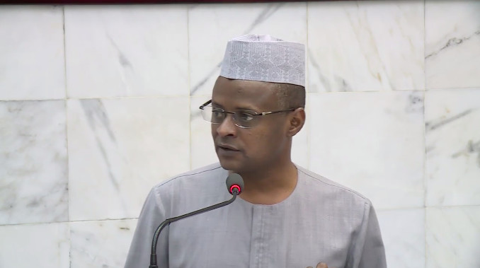 Le ministre des Finances et du Budget, Tahir Hamid Nguilin.