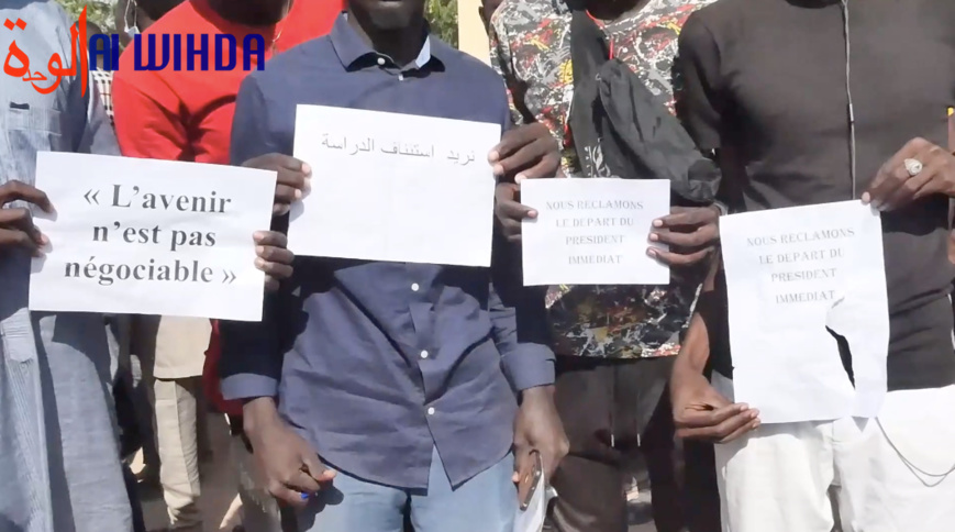 Tchad : manifestation estudiantine à Abéché, "l'avenir n'est pas négociable" Tchad : manifestation estudiantine à Abéché, "l'avenir n'est pas négociable"