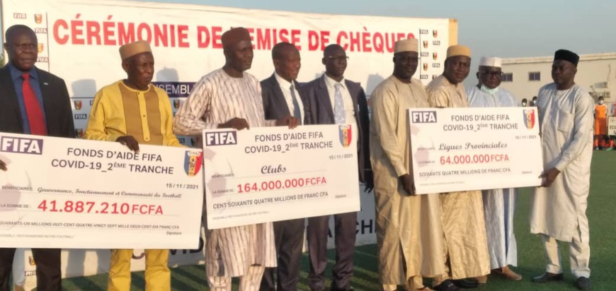 Tchad : la 2ème tranche d'aide du fonds Fifa Covid-19 remise aux ligues de football Tchad : la 2ème tranche d'aide du fonds Fifa Covid-19 remise aux ligues de football