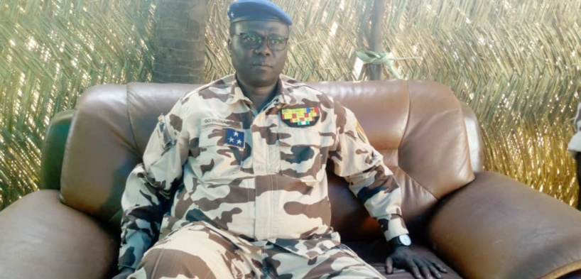Tchad : le directeur de la gendarmerie en inspection sécuritaire dans la Tandjilé Tchad : le directeur de la gendarmerie en inspection sécuritaire dans la Tandjilé
