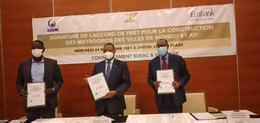 Tchad : accord de financement pour construire les centrales hybrides de Mongo et Ati