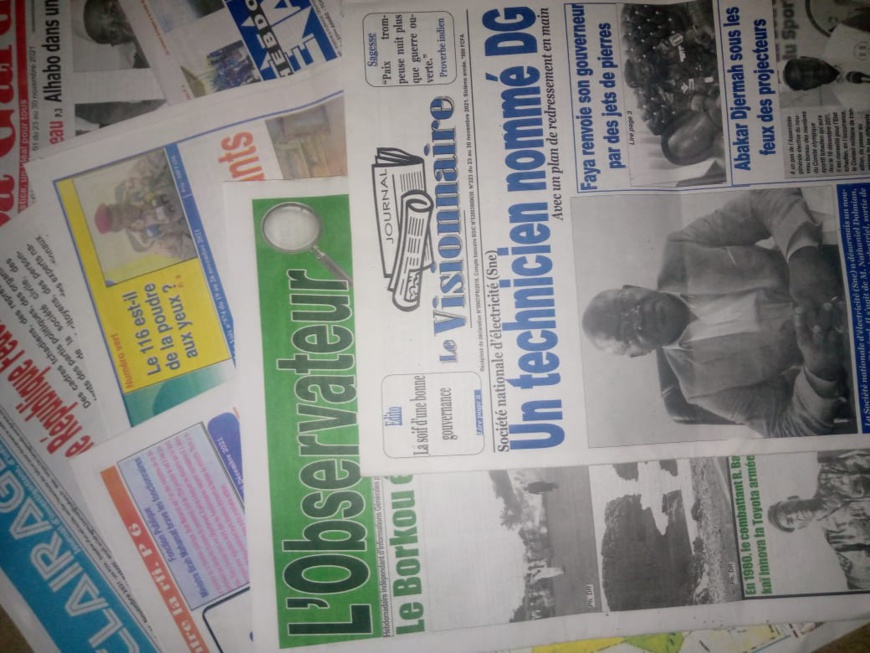 Tchad : la revue de presse du 22 au 28 septembre 2021 Tchad : la revue de presse du 22 au 28 septembre 2021