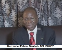 Le Premier ministre, Kalzeubet Pahimi Deubet. Crédit photo : TOL