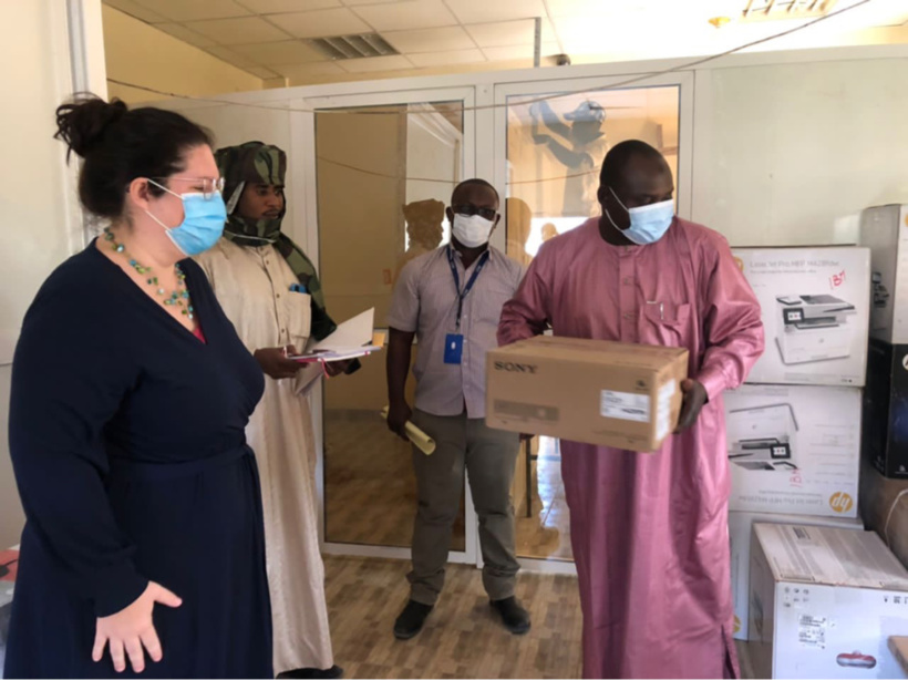 Tchad : l’OIM appuie la direction de l’immigration en équipements Tchad : l’OIM appuie la direction de l’immigration en équipements