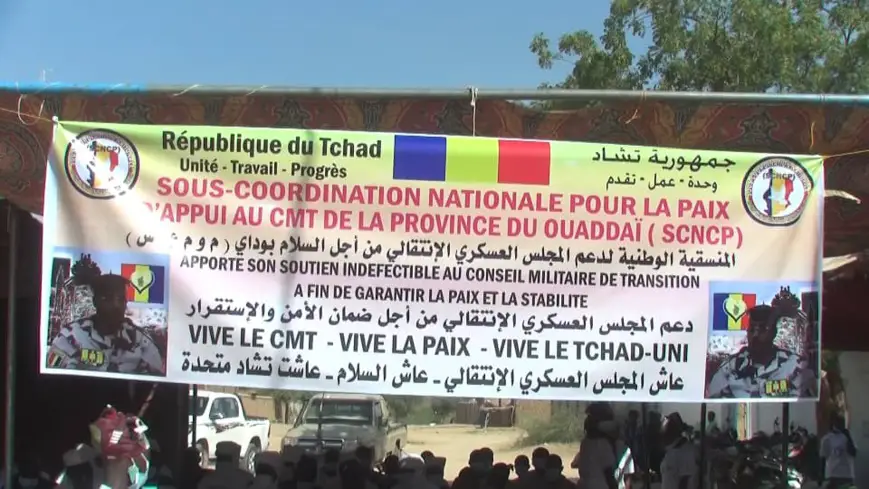 Tchad : une sous-coordination dans le Ouaddaï apporte son soutien au CMT