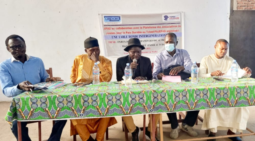 Tchad : une table ronde intergénérationnelle sur les enjeux d'une transition apaisée Tchad : une table ronde intergénérationnelle sur les enjeux d'une transition apaisée