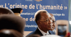 Idriss Déby à l'UNESCO lors de sa dernière visite en France. Crédit photo : Sources