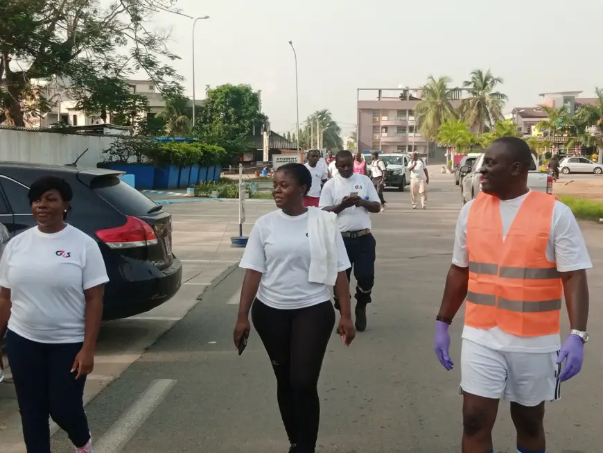 Côte d’Ivoire : un éco-jogging pour renforcer la cohésion entre les travailleurs de G4S