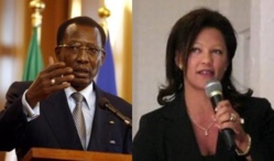 Idriss Déby (gauche) et Marie-Reine Hassen (droite). Idriss Déby (gauche) et Marie-Reine Hassen (droite).