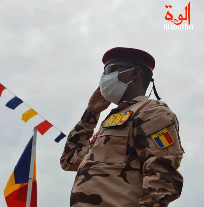 Le président du Conseil militaire de transition (CMT), Mahamat Idriss Deby. © Malick Mahamat/Alwihda Info