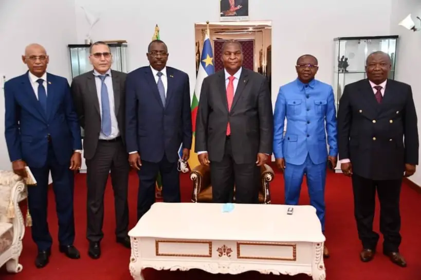 Centrafrique : le président Touadera reçu une délégation tchadienne
