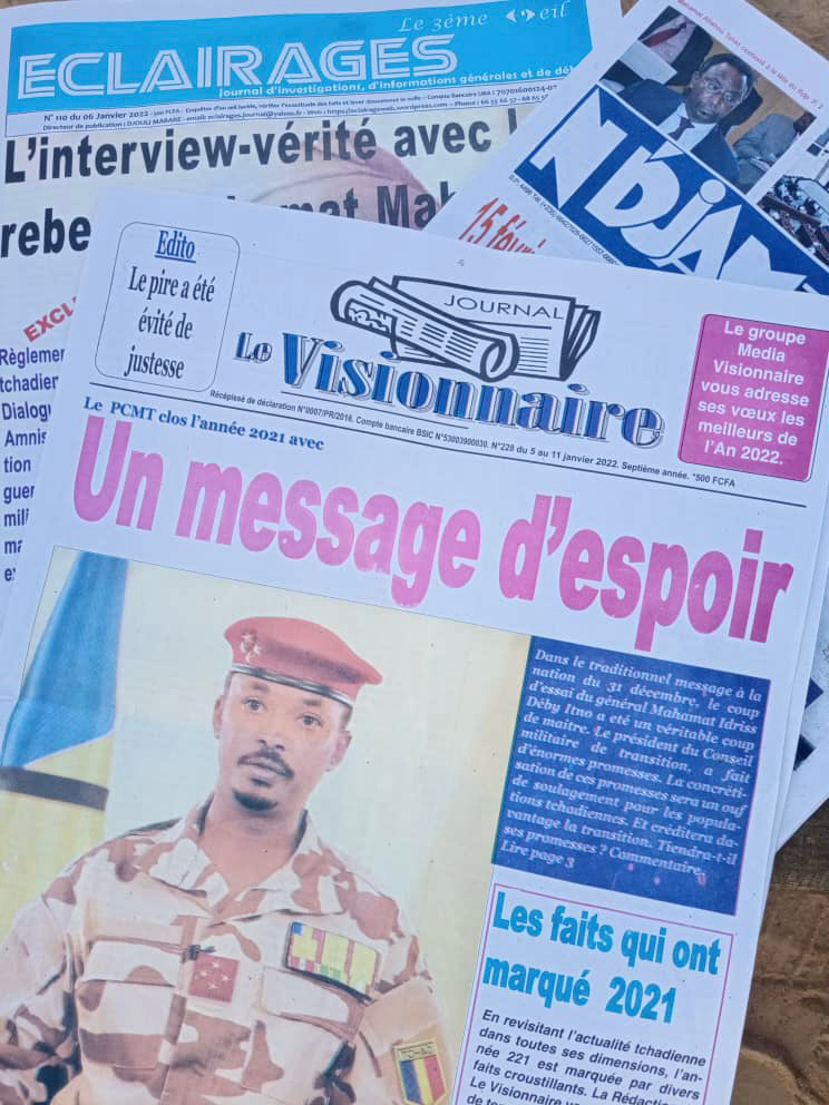 Tchad : la revue de presse du 5 au 9 janvier 2022 Tchad : la revue de presse du 5 au 9 janvier 2022